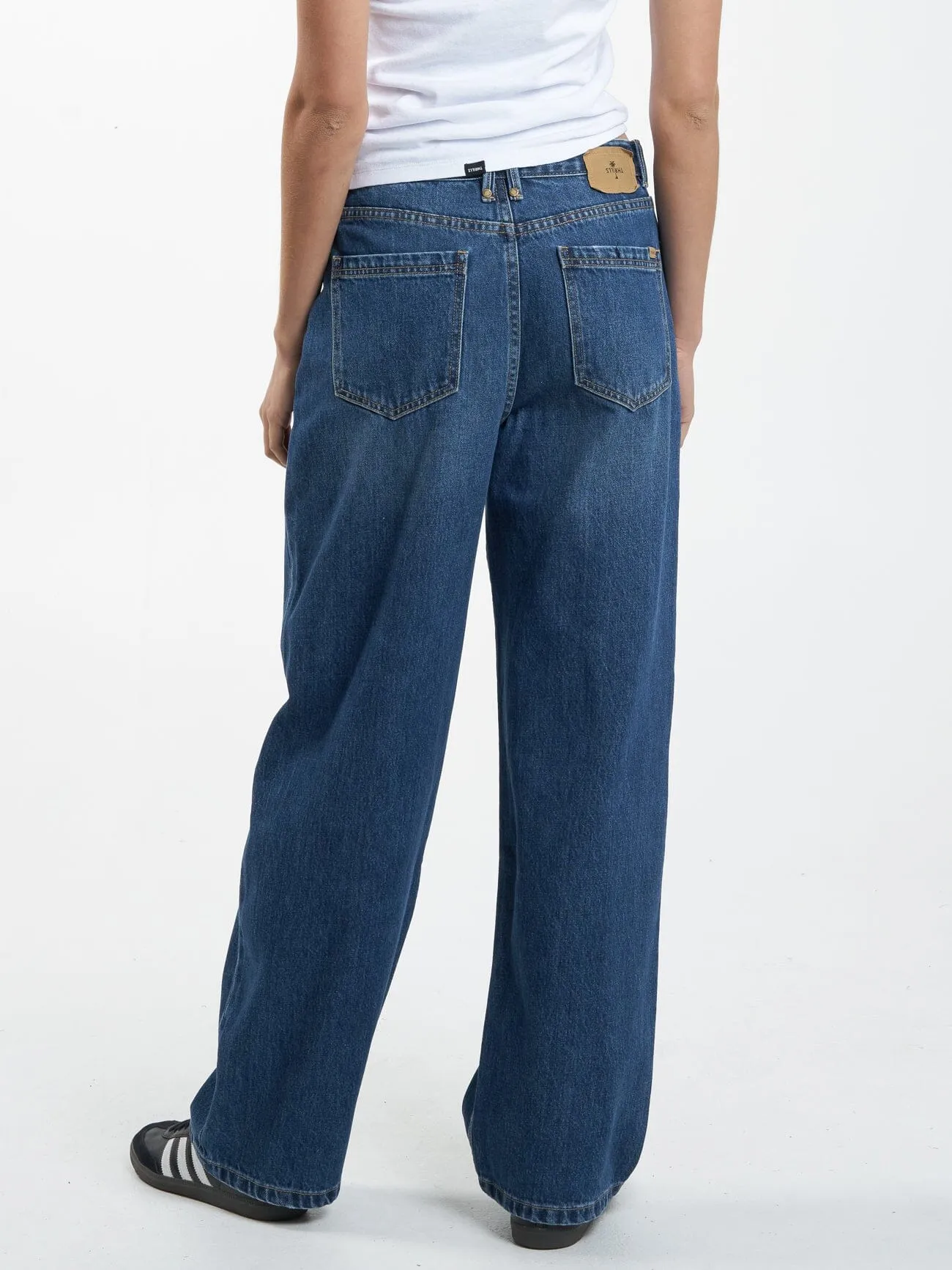 Tony Low Rise Big Baggy Jean - Roadhouse Blue sold by Thrills product image thumbnail 4