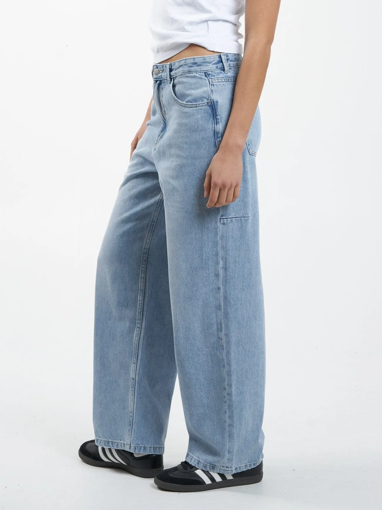 Tony Low Rise Big Baggy Jean - Endless Blue sold by Thrills product image thumbnail 4