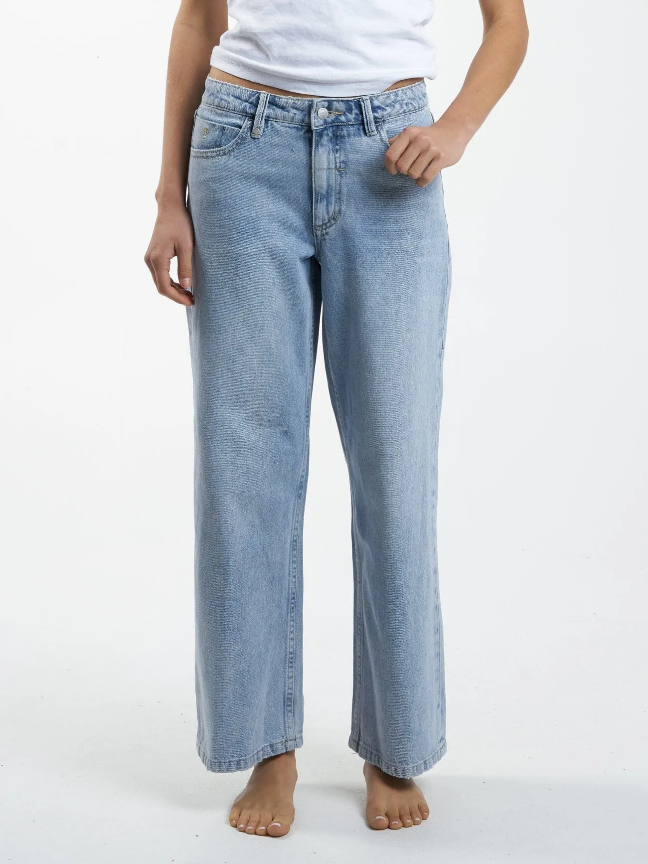 Billie Low Rise Baggy Jean - Endless Blue sold by Thrills