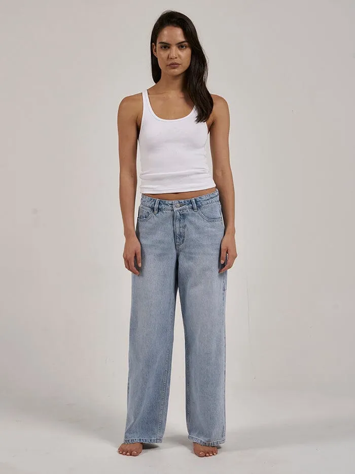 Billie Low Rise Baggy Jean - Ash Blue sold by Thrills product image thumbnail 3