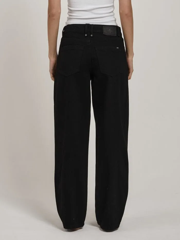 Billie Low Rise Baggy Jean - Black Rinse sold by Thrills product image thumbnail 2