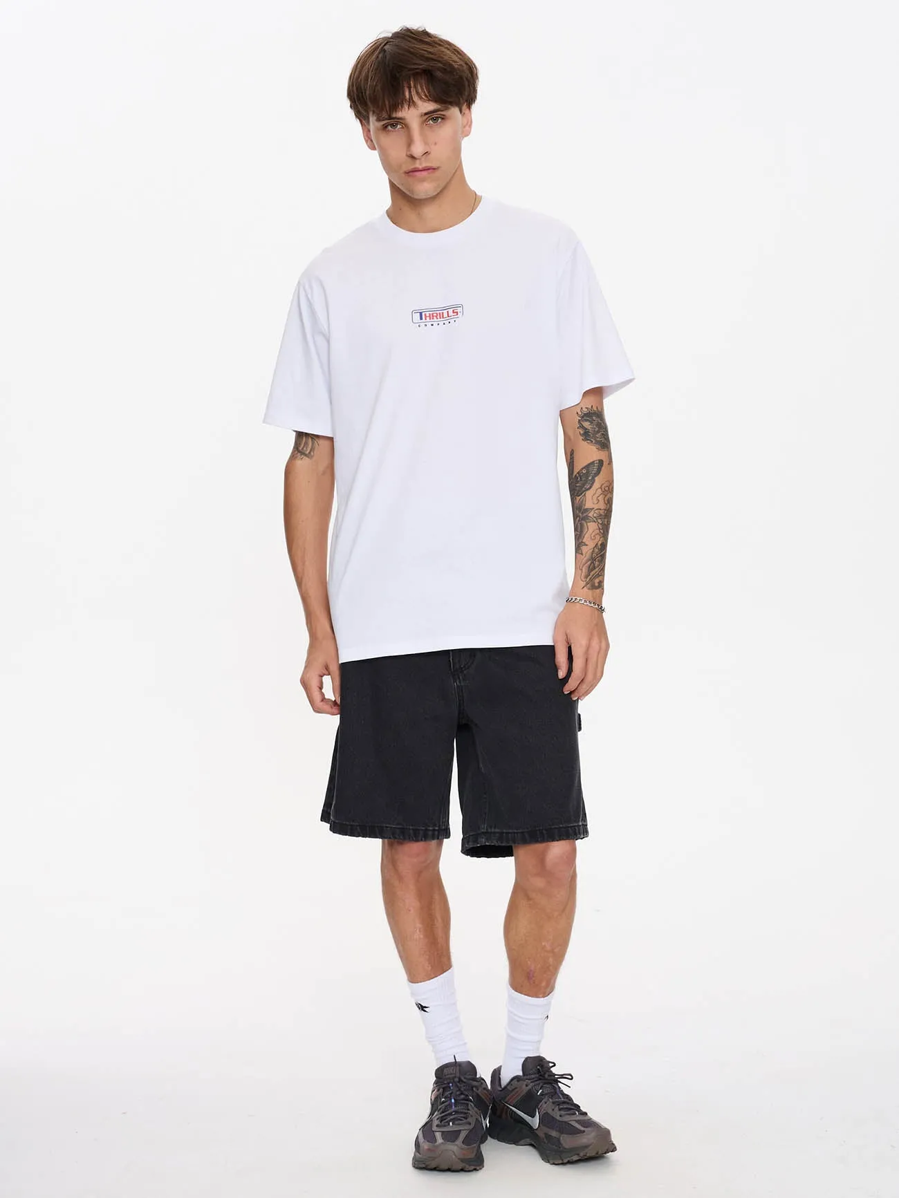 Not Permitted Merch Fit Tee - White sold by Thrills product image thumbnail 5