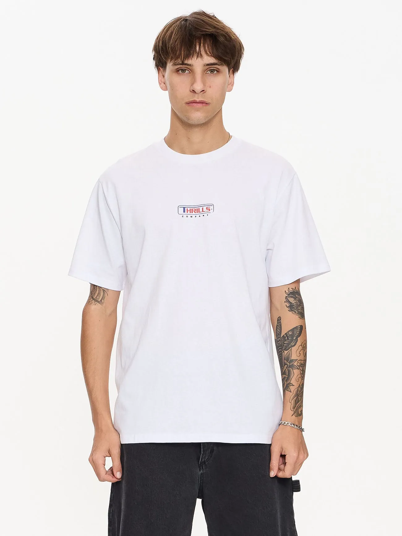 Not Permitted Merch Fit Tee - White sold by Thrills