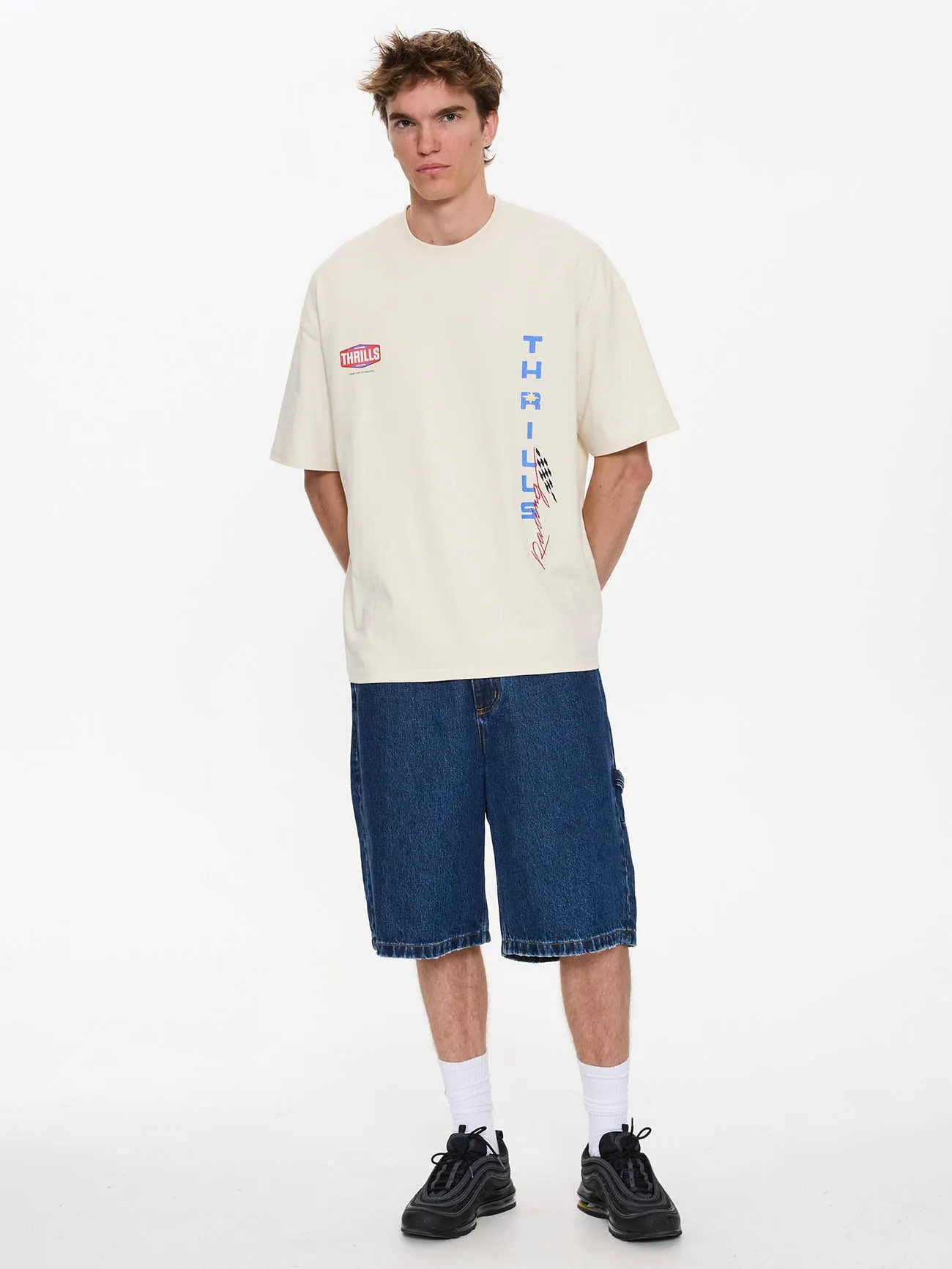 Full Fury Box Fit Oversize Tee - Heritage White sold by Thrills product image thumbnail 3