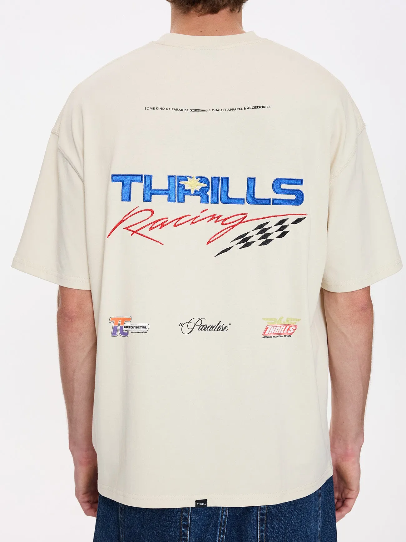 Full Fury Box Fit Oversize Tee - Heritage White sold by Thrills product image thumbnail 2