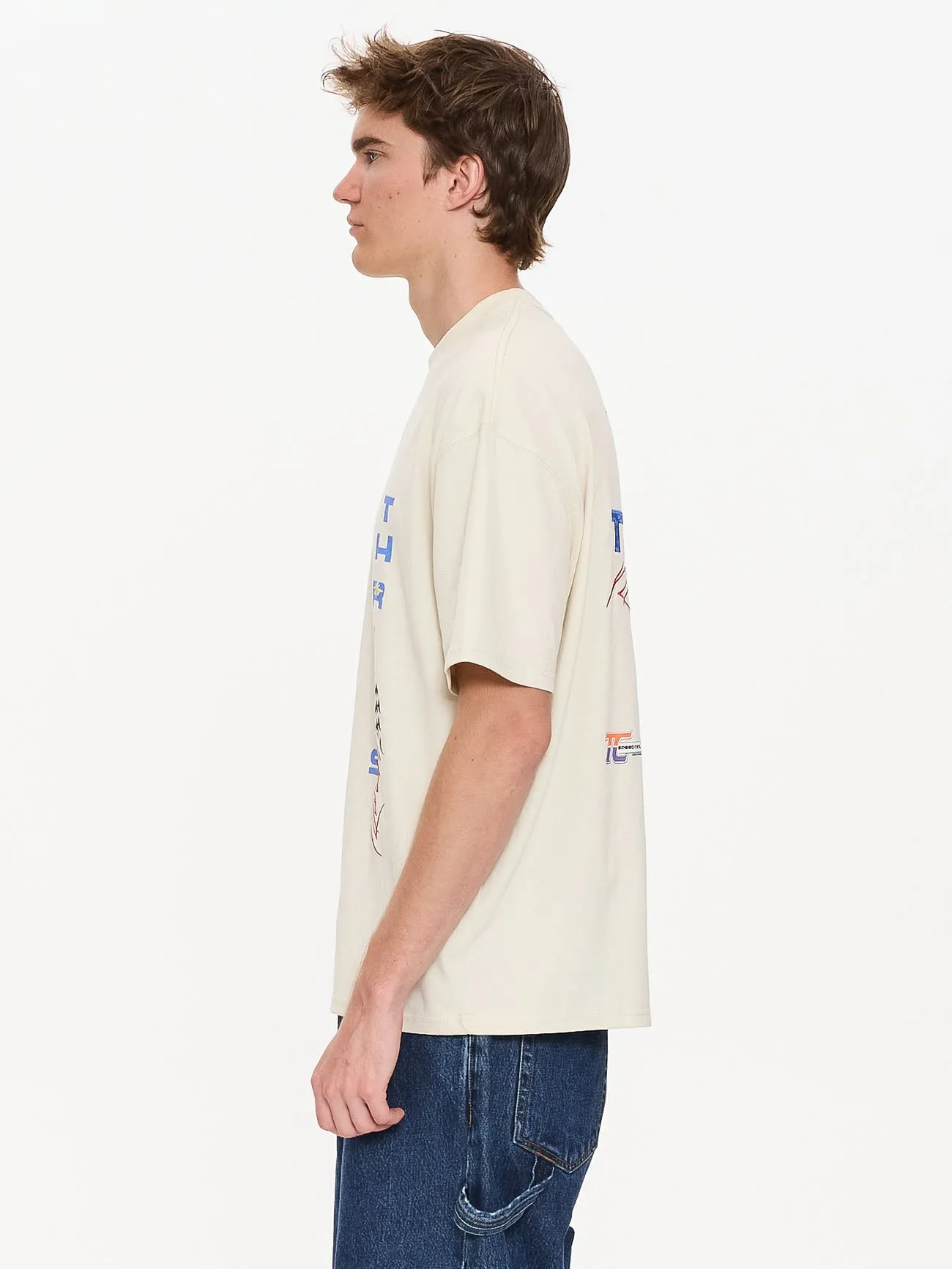 Full Fury Box Fit Oversize Tee - Heritage White sold by Thrills product image thumbnail 4