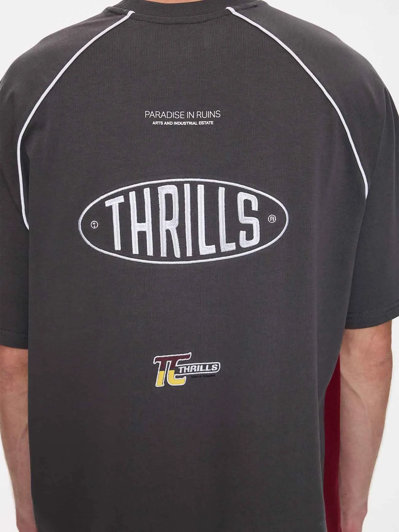 Motion Box Fit Oversize Tee - Merch Black sold by Thrills product image thumbnail 2