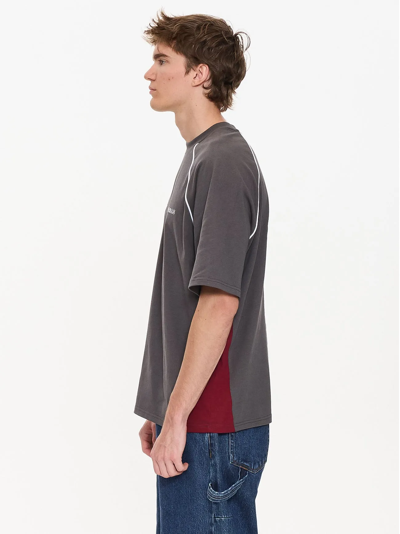 Motion Box Fit Oversize Tee - Merch Black sold by Thrills product image thumbnail 4