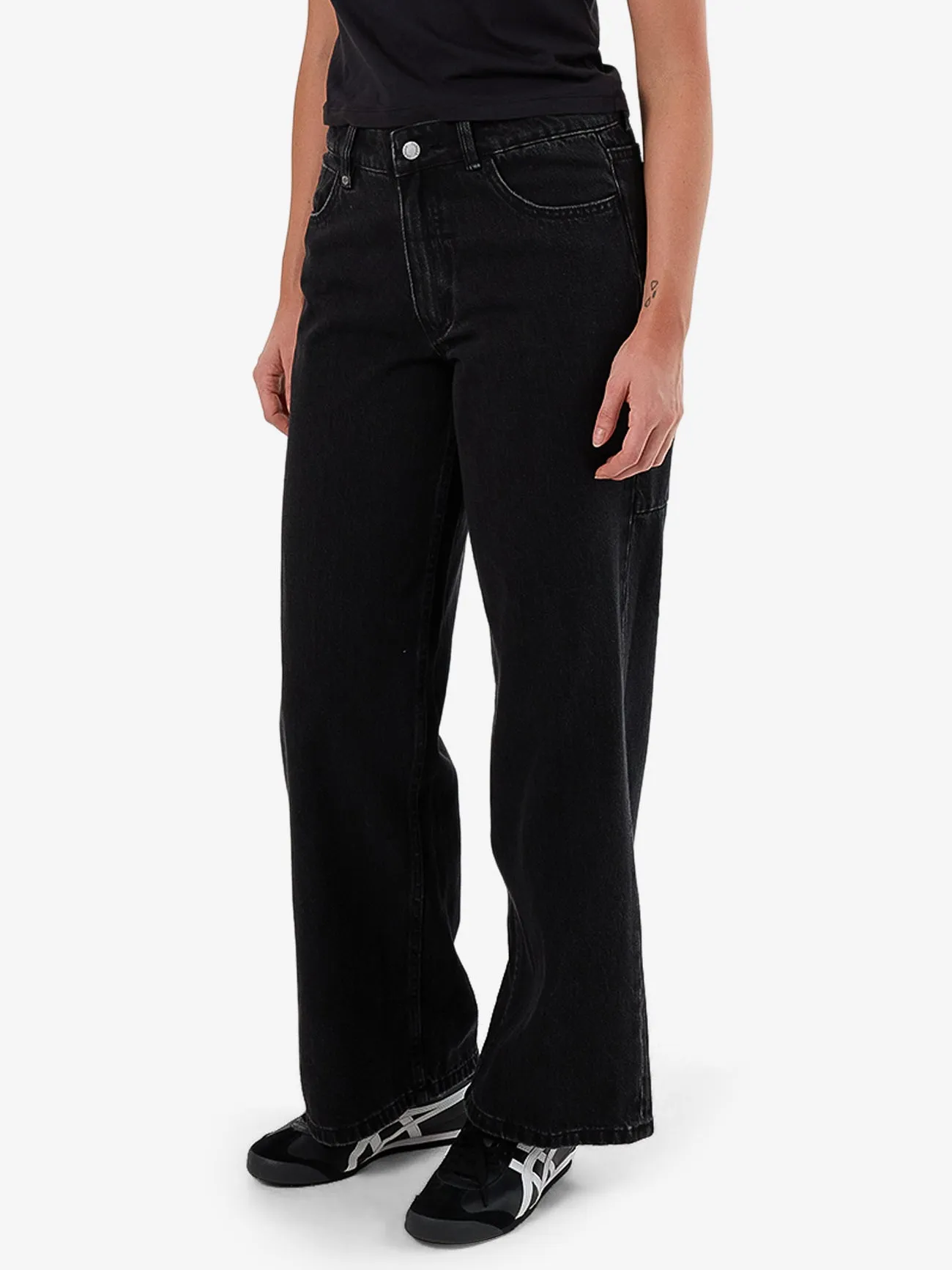 Billie Low Rise Baggy Jean - Aged Black sold by Thrills product image thumbnail 5