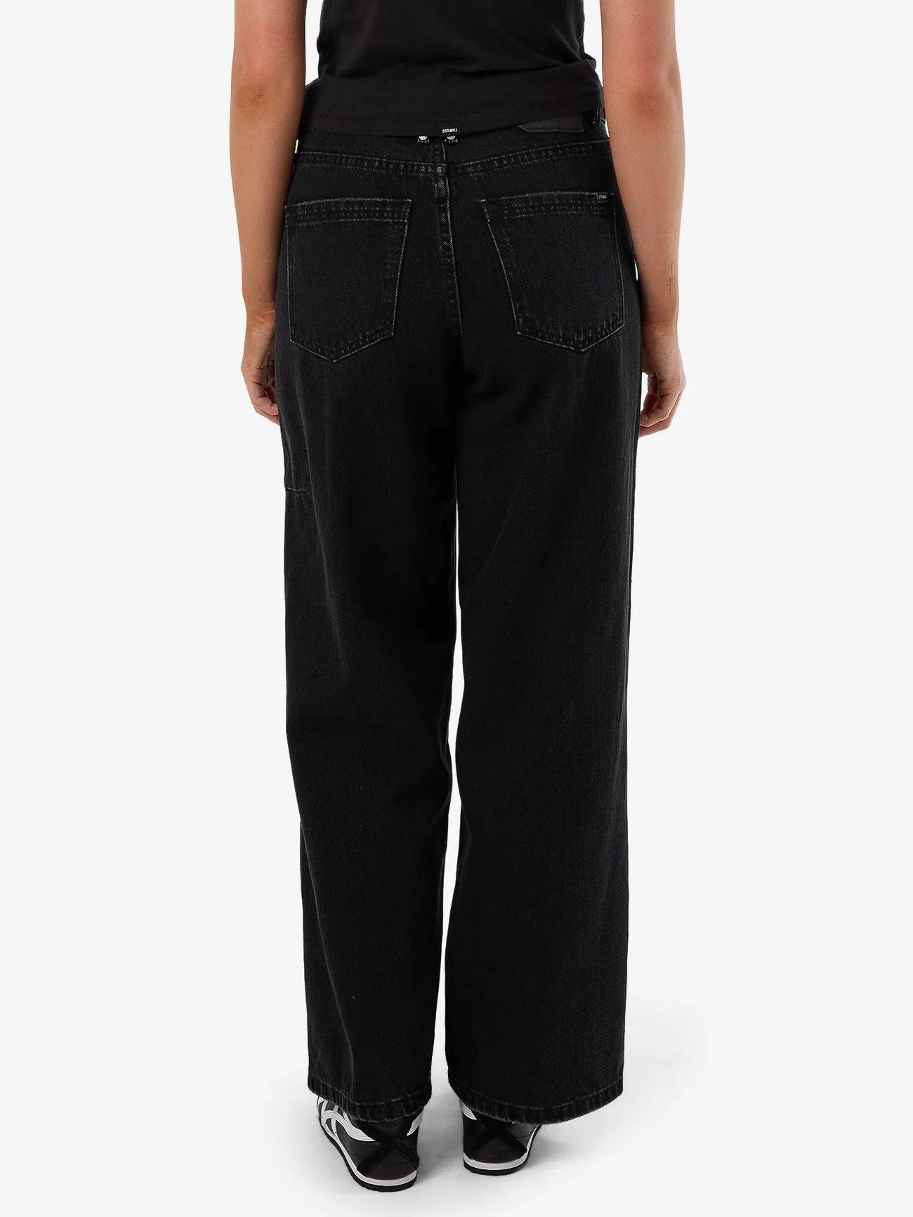 Billie Low Rise Baggy Jean - Aged Black sold by Thrills product image thumbnail 3