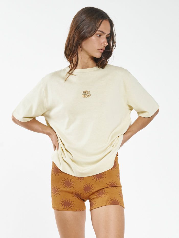 Thrills Zenith Hemp Box Fit Tee - Sunlight sold by Thrills product image thumbnail 4