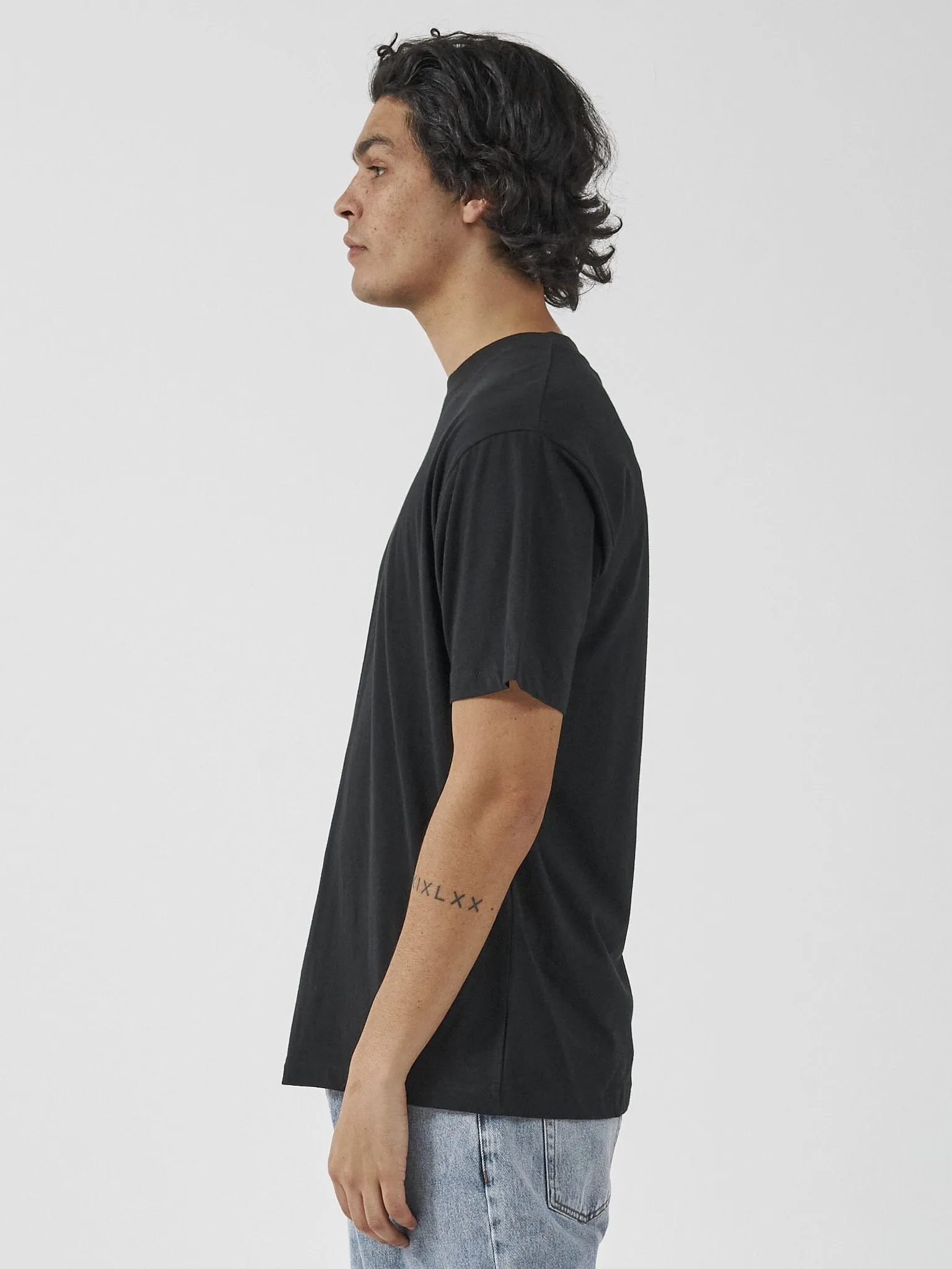 Minimal Thrills Merch Fit Tee - Washed Black sold by Thrills product image thumbnail 4