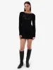 Rosetta Knit Mini Dress - Black sold by Thrills