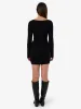 Rosetta Knit Mini Dress - Black sold by Thrills