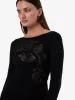Rosetta Knit Mini Dress - Black sold by Thrills