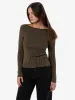 Natural Causes Reversible Knit Top - Clove sold by Thrills