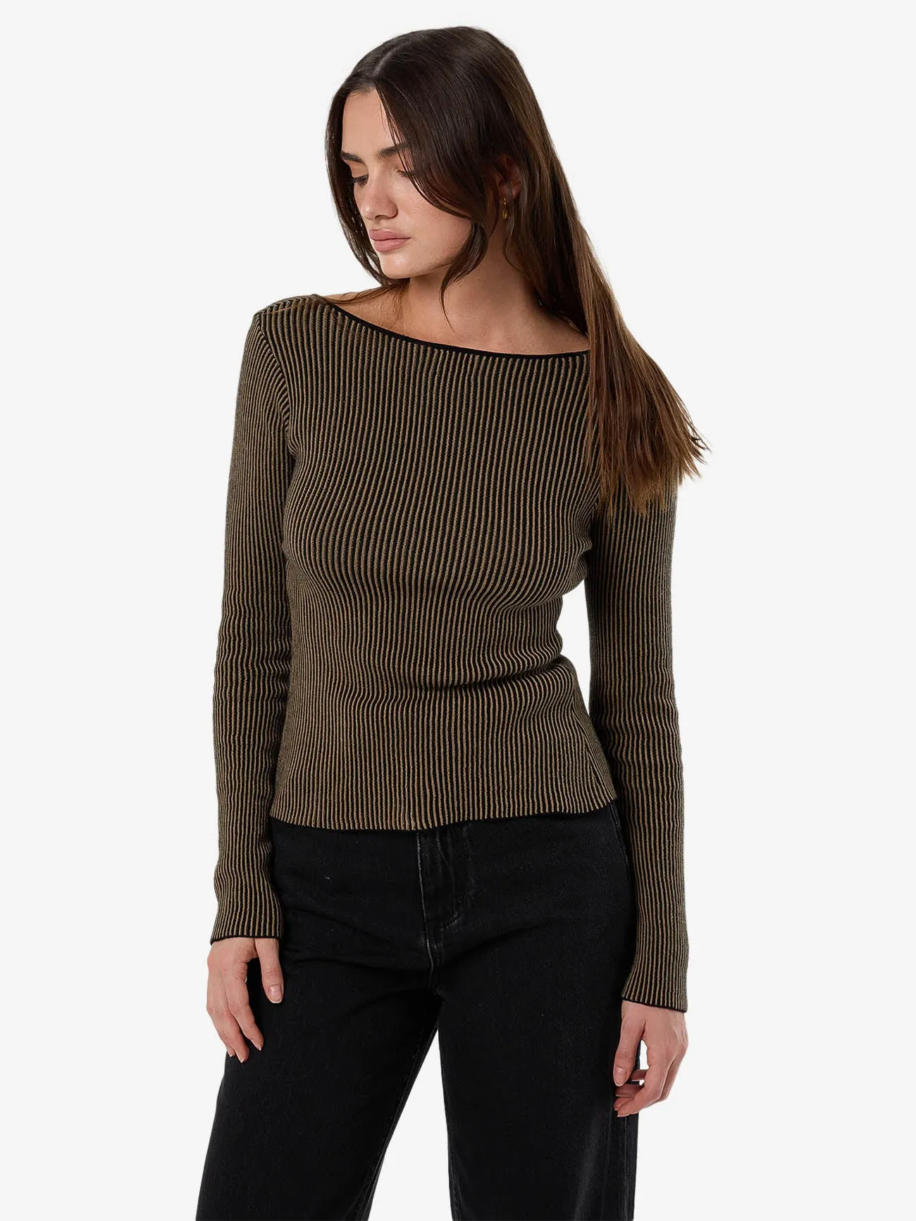 Natural Causes Reversible Knit Top - Clove sold by Thrills product image thumbnail 5