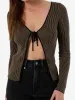 Natural Causes Reversible Knit Top - Clove sold by Thrills
