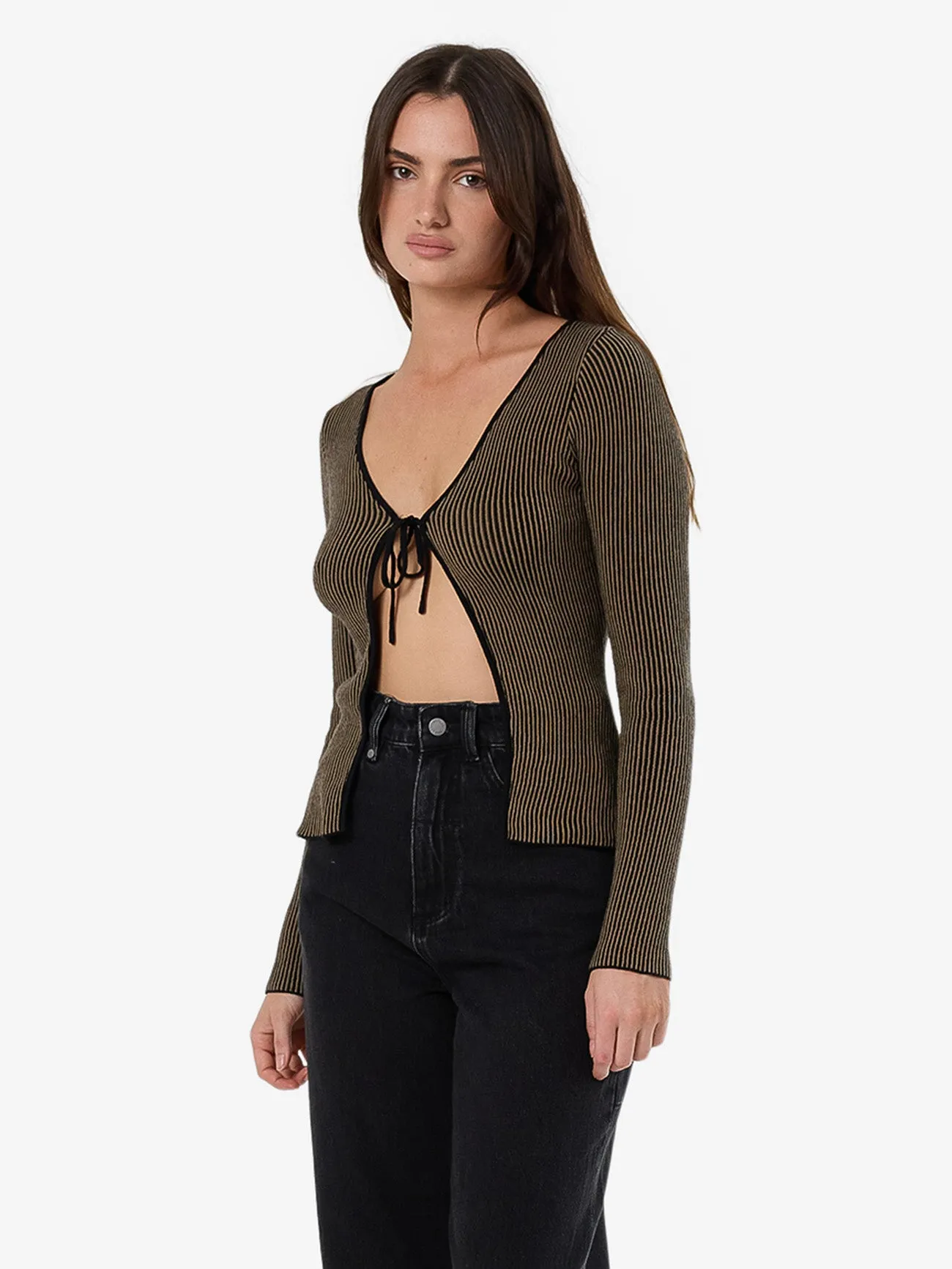 Natural Causes Reversible Knit Top - Clove sold by Thrills product image thumbnail 3
