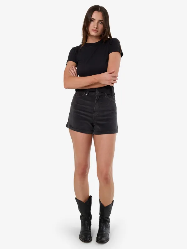Erica Cord Short - Dark Charcoal sold by Thrills