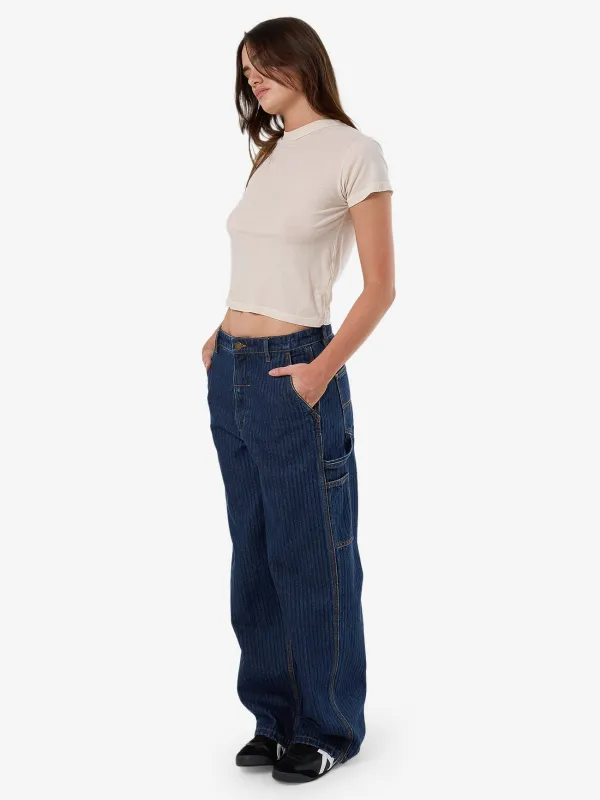 Slouch Carpenter Jean - Rib Rinsed Ink sold by Thrills