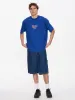 Prediction Box Fit Oversize Tee - Vintage Royal Blue sold by Thrills