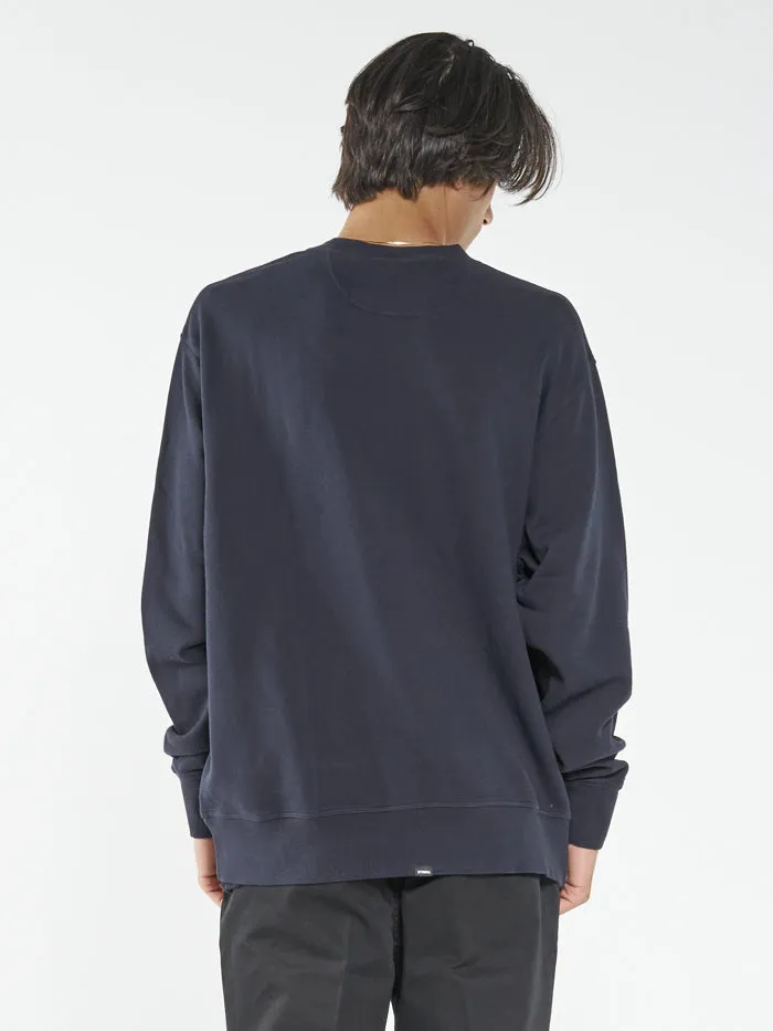 Thrills Territory Oversize Crew - Dark Navy sold by Thrills product image thumbnail 2