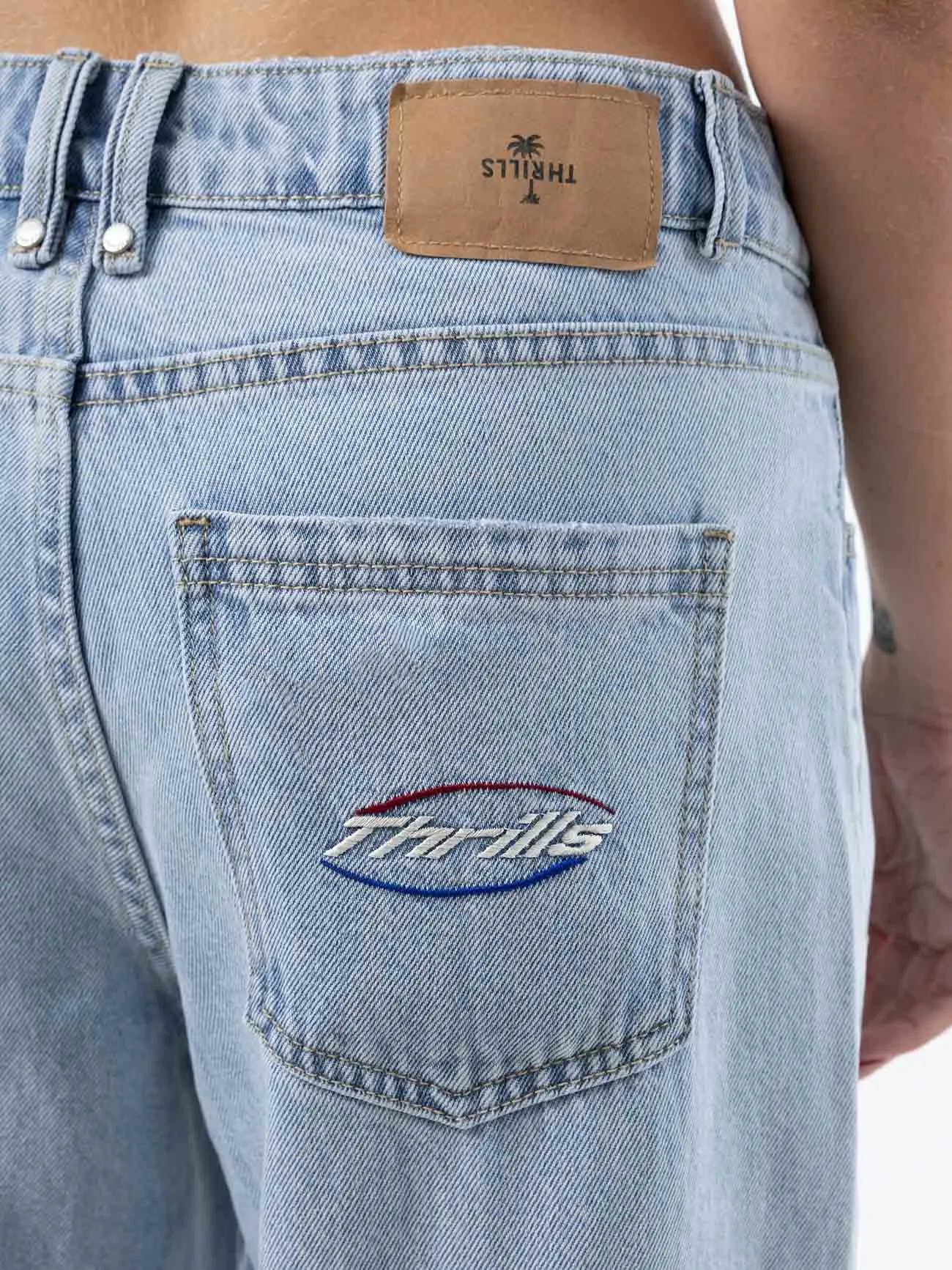 Billie Low Rise Baggy Fortune Favours Jean - Shadow Blue sold by Thrills product image thumbnail 2