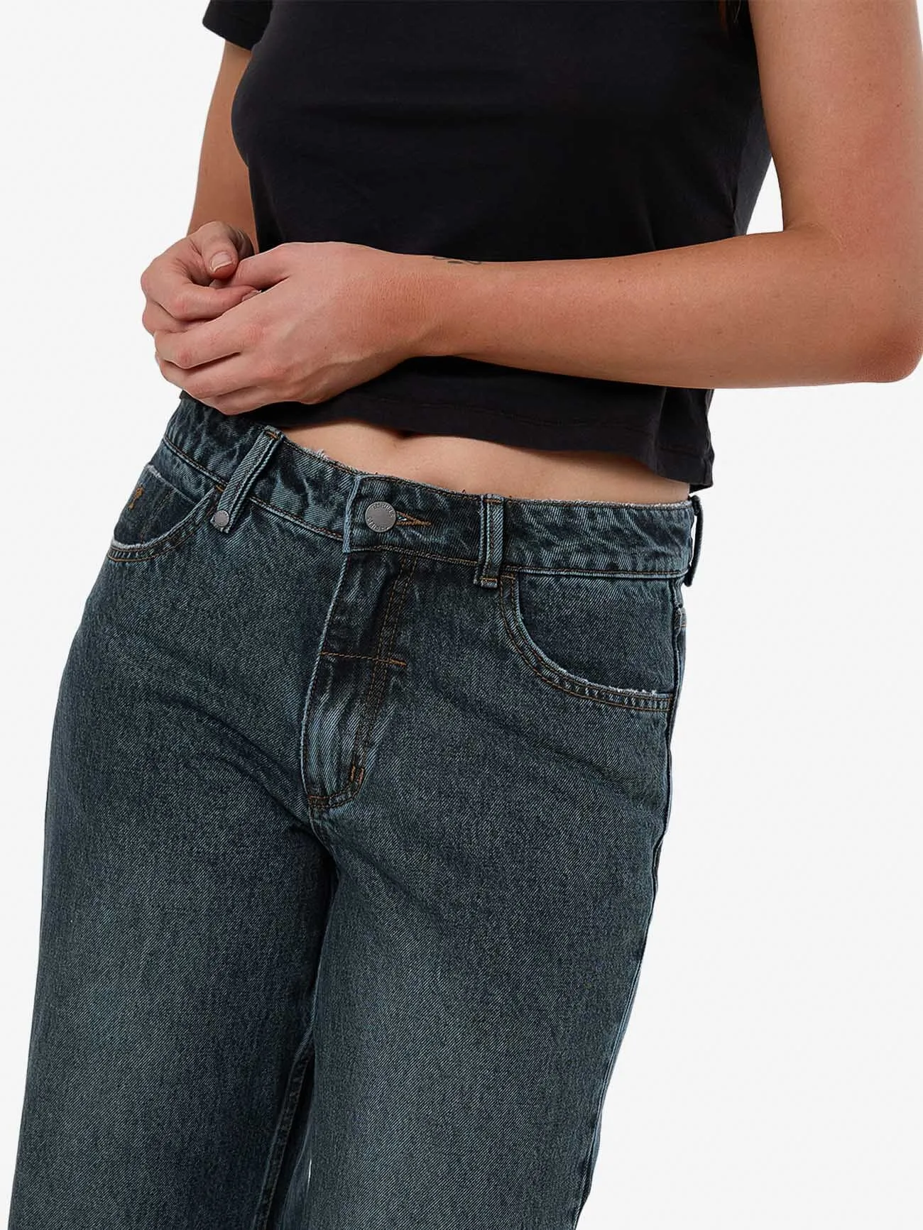 Billie Low Rise Baggy Jean - Metal Blue sold by Thrills product image thumbnail 2