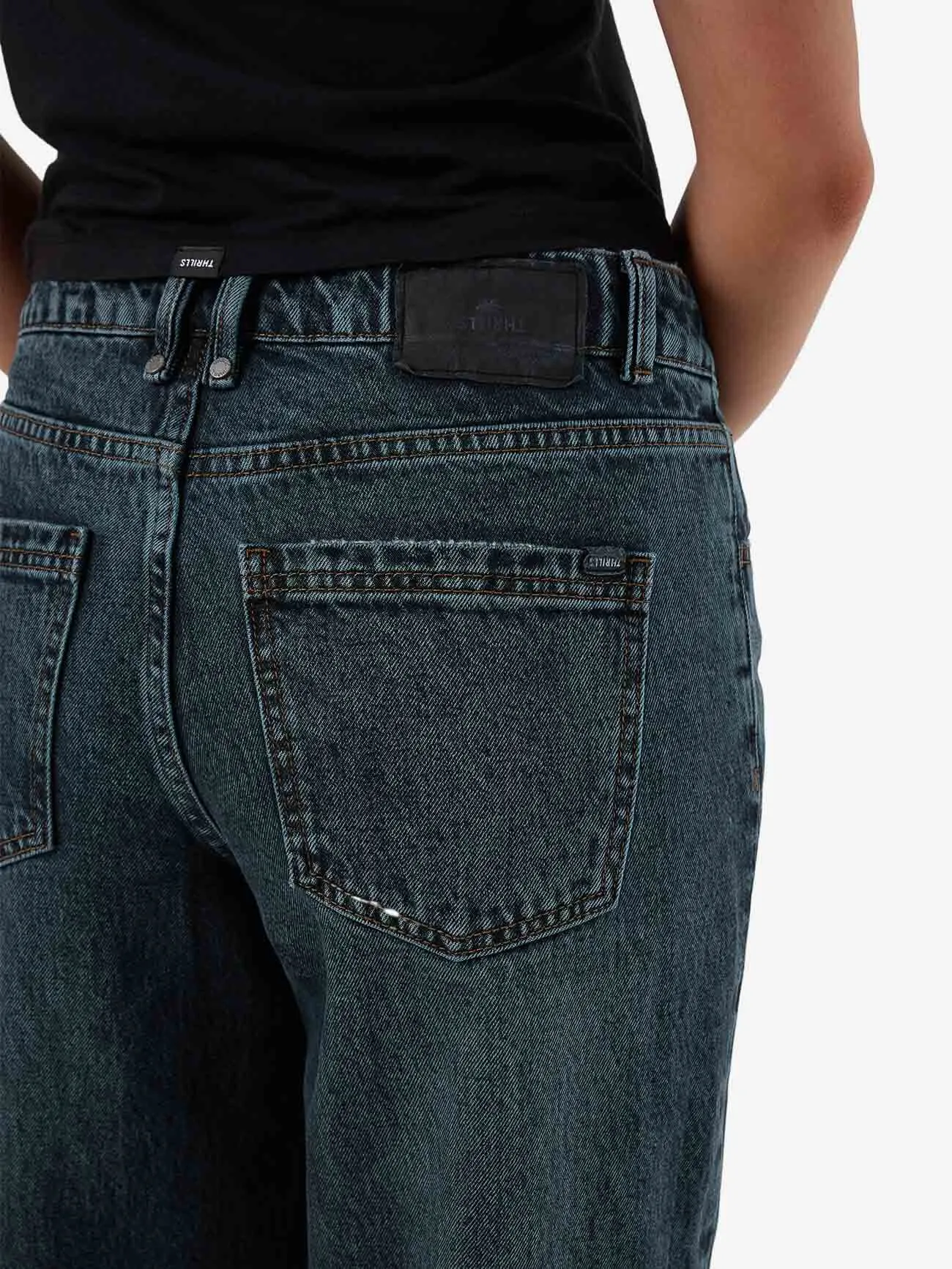 Billie Low Rise Baggy Jean - Metal Blue sold by Thrills product image thumbnail 5