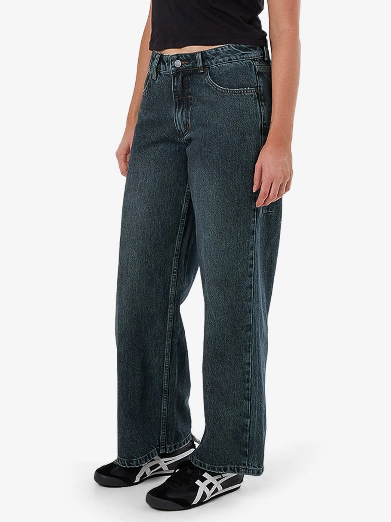Billie Low Rise Baggy Jean - Metal Blue sold by Thrills product image thumbnail 4