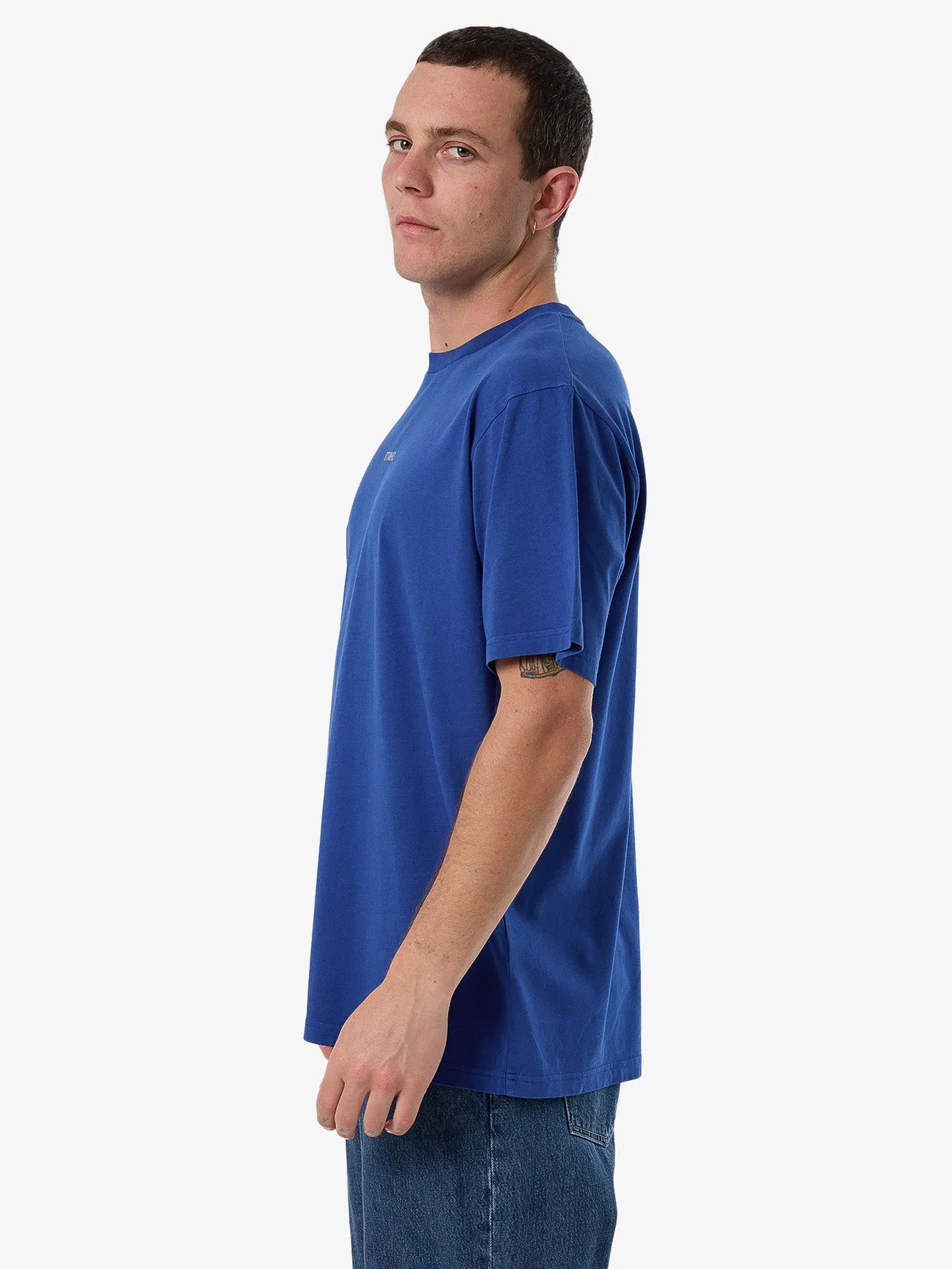 Minimal Thrills Merch Fit Tee - New Royal sold by Thrills product image thumbnail 4
