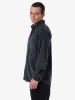 Thrills Union Cord Work Long Sleeve Shirt - Ebony sold by Thrills