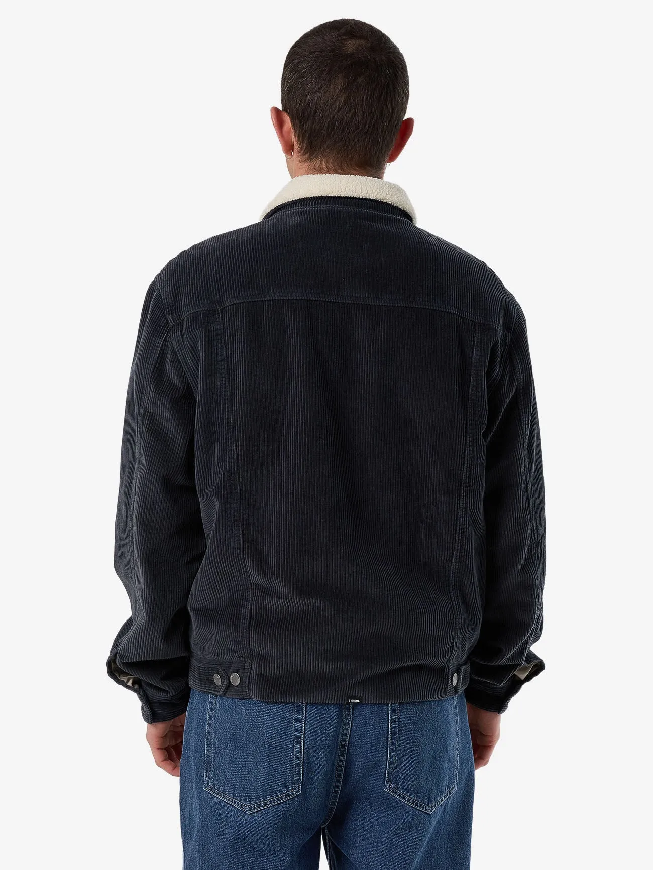 Oversized Sherpa Wanderer Cord Jacket - Ebony sold by Thrills product image thumbnail 4