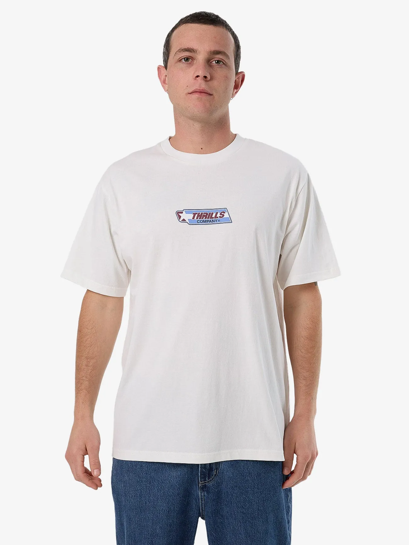 Starpower Merch Fit Tee - Dirty White sold by Thrills