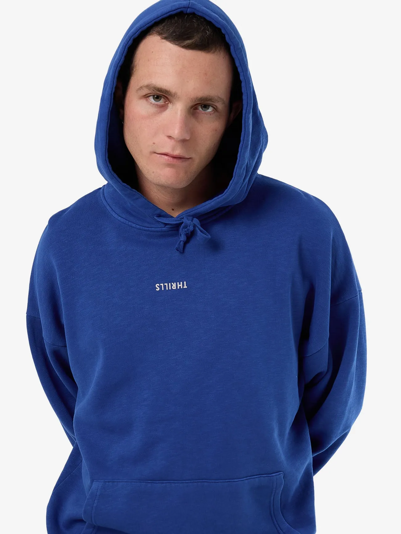 Minimal Thrills Slouch Pull On Hood - New Royal sold by Thrills product image thumbnail 4