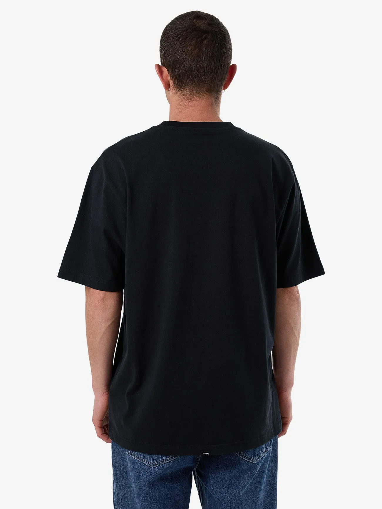 Thrills Military Oversize Fit Tee - Faded Black sold by Thrills product image thumbnail 3