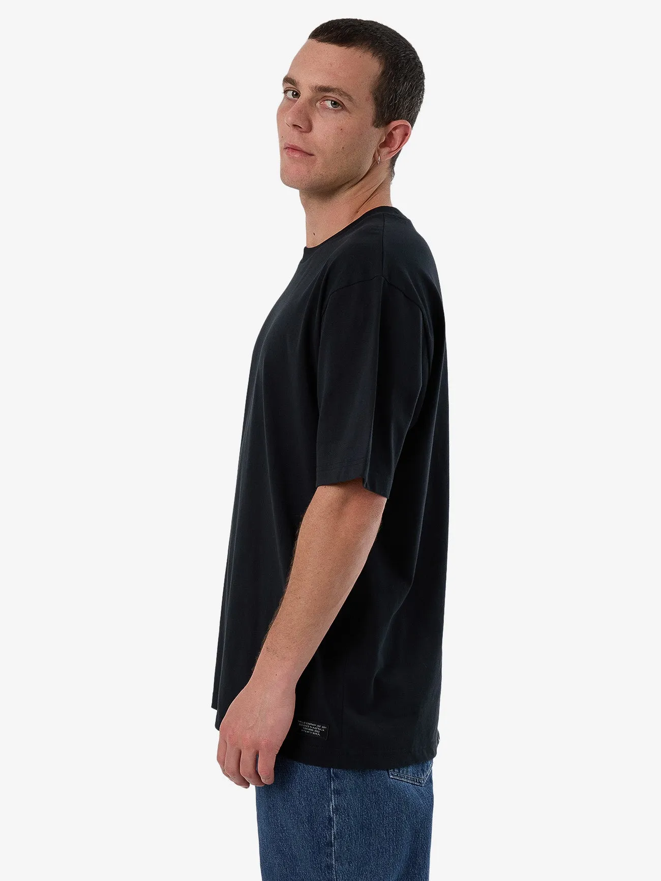 Thrills Military Oversize Fit Tee - Faded Black sold by Thrills product image thumbnail 5