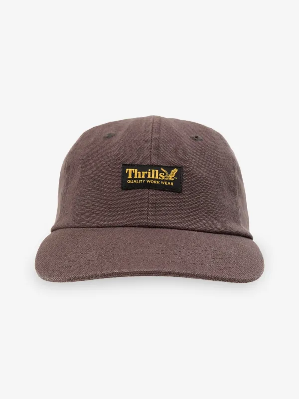 Thrills Union 6 Panel Cap - Charcoal Rose sold by Thrills