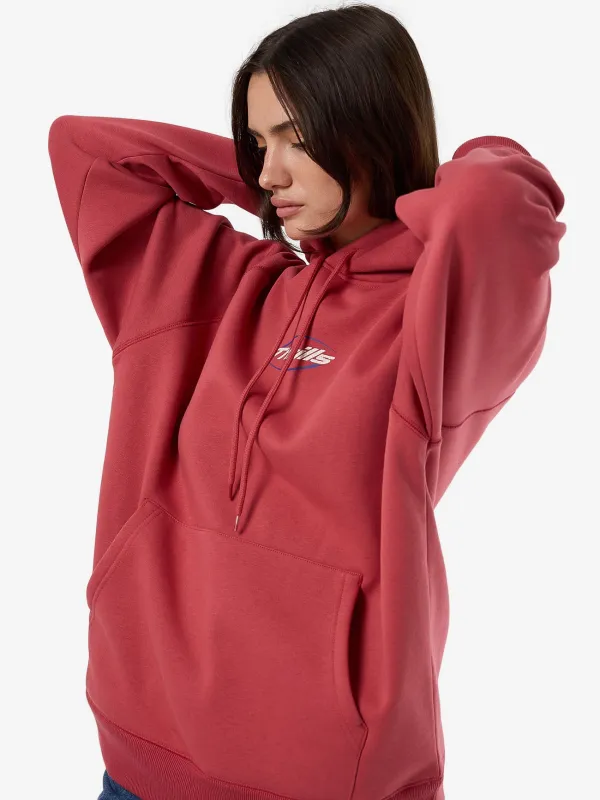 Fortune Favours Raglan Hood - Redwood sold by Thrills