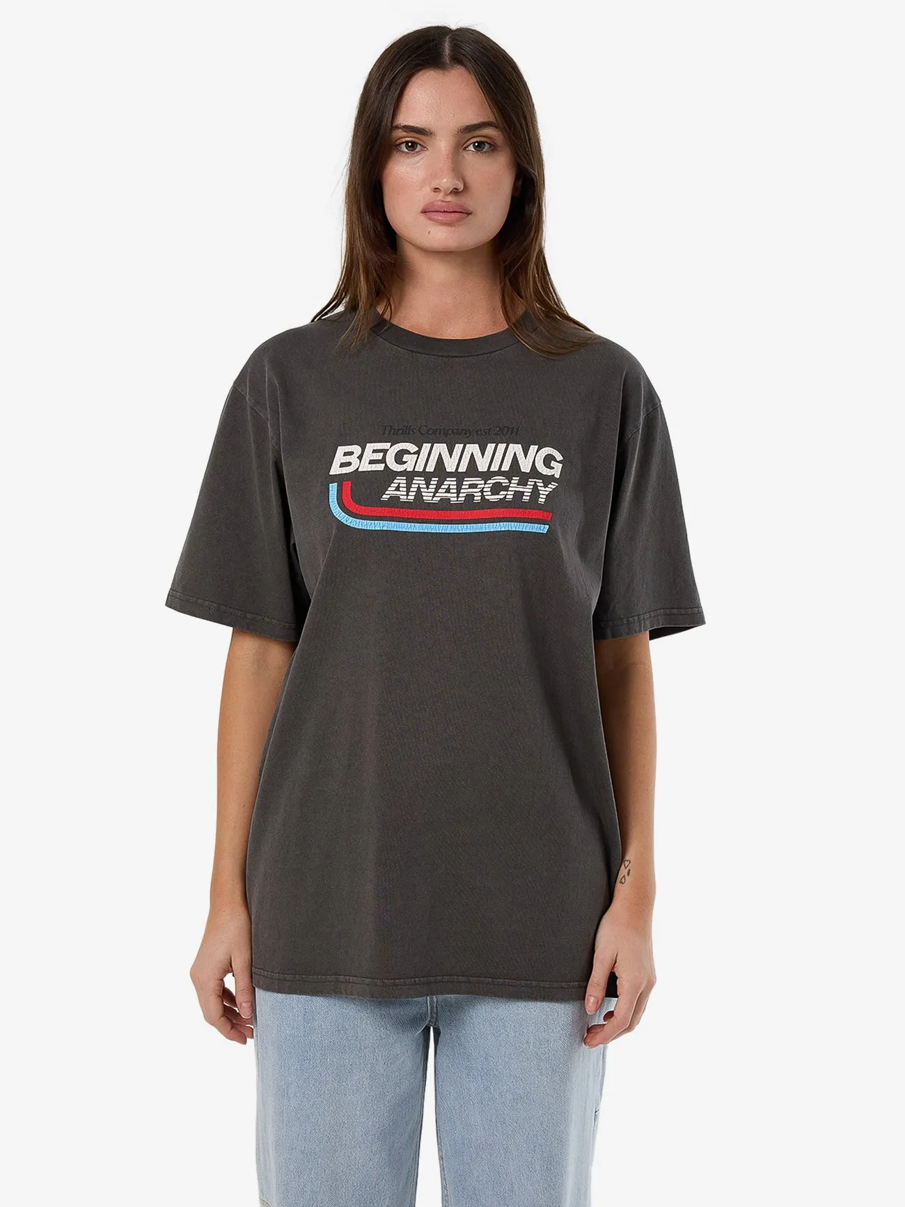 Beginning Anarchy Merch Tee - Merch Black sold by Thrills