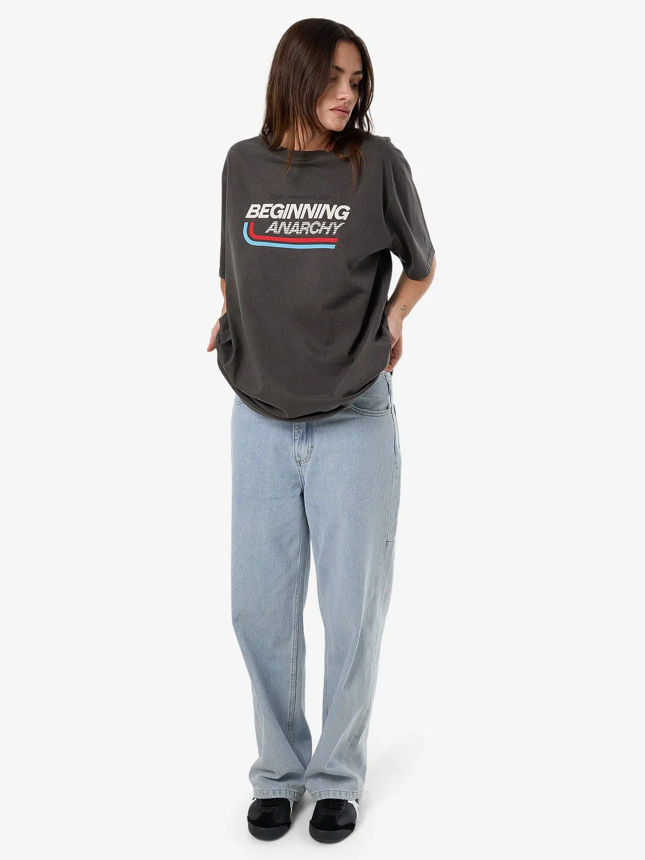 Beginning Anarchy Merch Tee - Merch Black sold by Thrills product image thumbnail 5