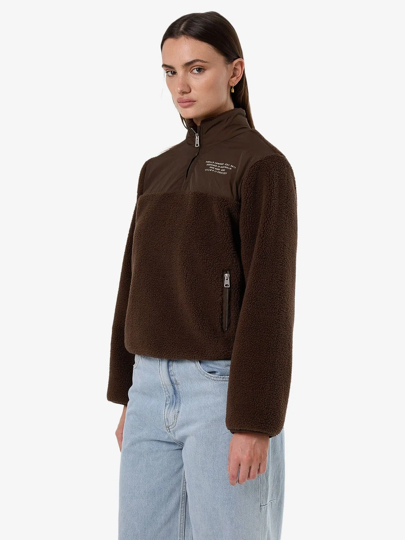 Warm Down Polar Fleece - Java sold by Thrills product image thumbnail 3