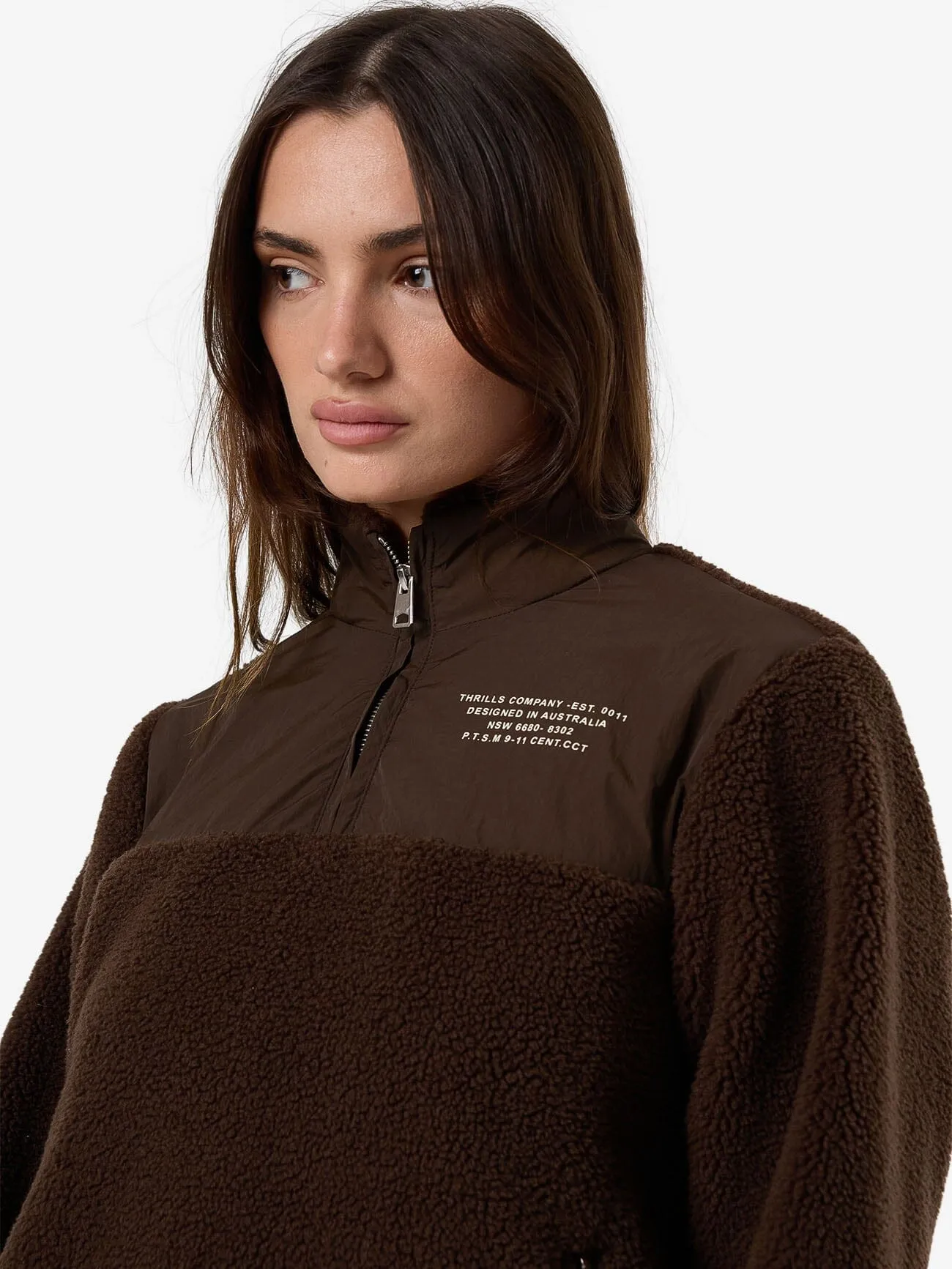 Warm Down Polar Fleece - Java sold by Thrills product image thumbnail 2