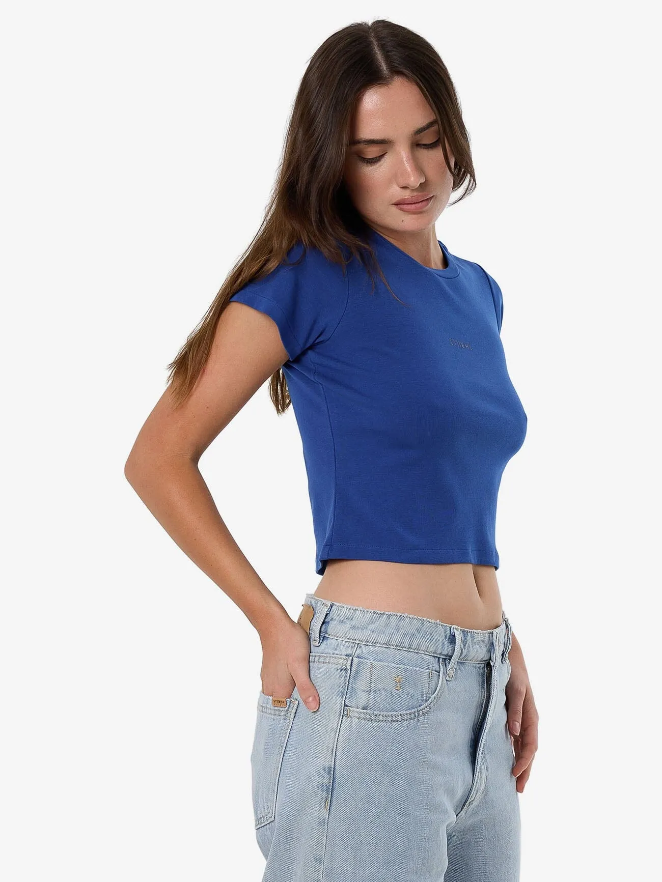 Minimal Thrills Mini Tee - New Royal sold by Thrills product image thumbnail 4