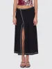 Contour Midi Skirt - Black sold by Thrills