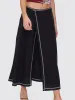 Contour Midi Skirt - Black sold by Thrills