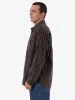 Thrills Union Cord Check Long Sleeve Shirt - Charcoal Rose sold by Thrills