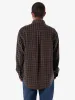 Thrills Union Cord Check Long Sleeve Shirt - Charcoal Rose sold by Thrills