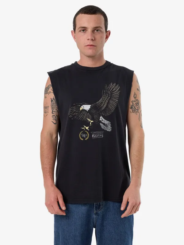 Speed Tour Merch Fit Muscle Tee - Washed Black sold by Thrills